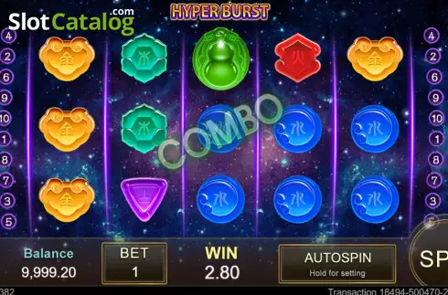Οθόνη4. Hyper Burst (Jili Games) Κουλοχέρης 