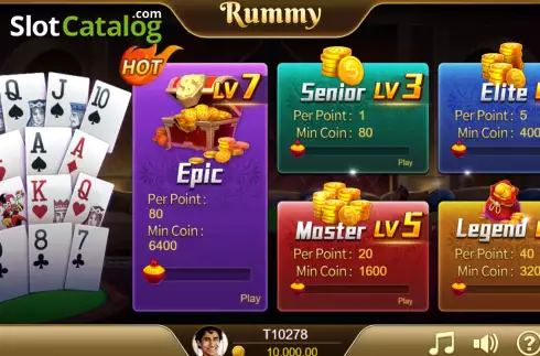 Οθόνη2. Rummy Κουλοχέρης 