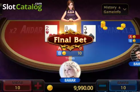 Οθόνη5. Andar Bahar (Jili Games) Κουλοχέρης