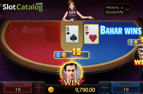 Οθόνη6. Andar Bahar (Jili Games) Κουλοχέρης