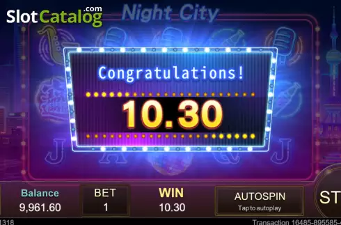 Οθόνη8. Night City (Jili Games) Κουλοχέρης