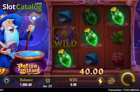 Οθόνη4. Potion Wizard (Jili Games) Κουλοχέρης