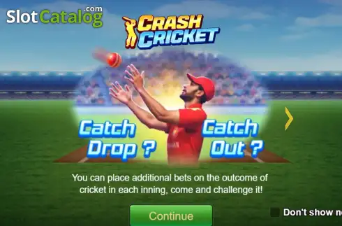 Οθόνη2. Crash Cricket Κουλοχέρης
