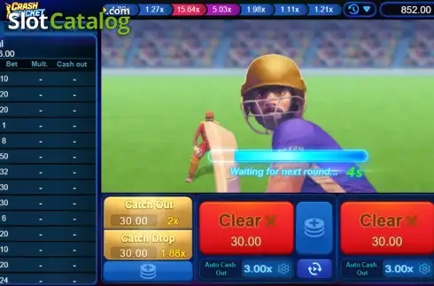 Οθόνη4. Crash Cricket Κουλοχέρης