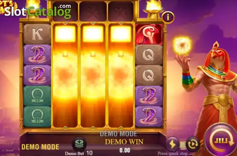 Οθόνη6. Egypt's Glow (Jili Games) Κουλοχέρης 