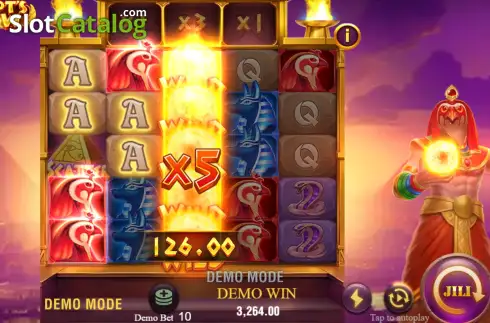 Οθόνη9. Egypt's Glow (Jili Games) Κουλοχέρης 