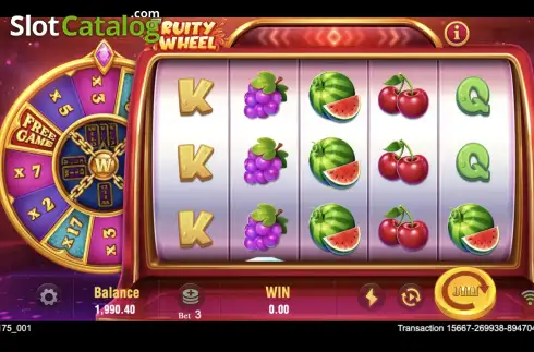 Οθόνη2. Fruity Wheel (Jili Games) Κουλοχέρης