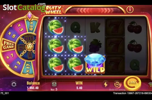 Οθόνη3. Fruity Wheel (Jili Games) Κουλοχέρης