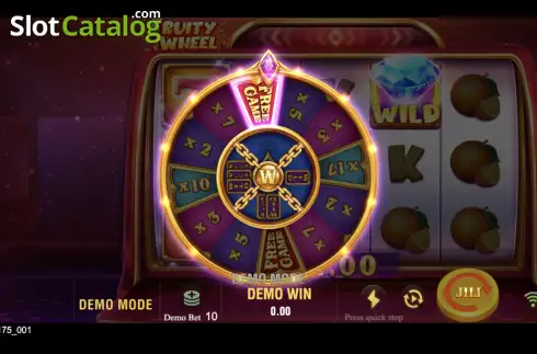 Οθόνη7. Fruity Wheel (Jili Games) Κουλοχέρης