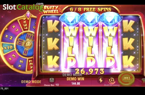 Οθόνη9. Fruity Wheel (Jili Games) Κουλοχέρης