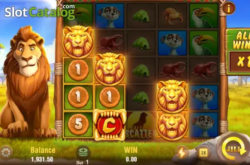 Οθόνη9. Safari Mystery (Jili Games) Κουλοχέρης