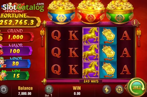 Οθόνη3. 3 Coin Wild Horse (Jili Games) Κουλοχέρης