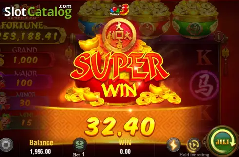 Οθόνη8. 3 Coin Wild Horse (Jili Games) Κουλοχέρης
