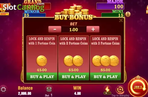 Οθόνη8. Fortune Coins (Jili Games) Κουλοχέρης