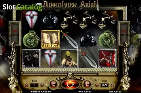 Οθόνη 1. Apocalypse Knights Κουλοχέρης