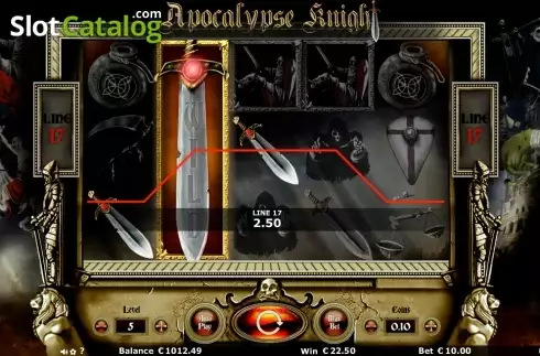 Οθόνη 2. Apocalypse Knights Κουλοχέρης