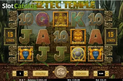 Οθόνη 1. Aztec Temple (Join Games) Κουλοχέρης