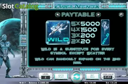 Πίνακας πληρωμών 3. Cyber Ninja Κουλοχέρης