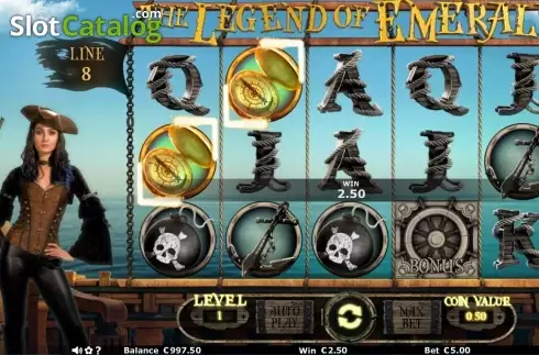 Οθόνη 1. The Legend of Emerald Κουλοχέρης