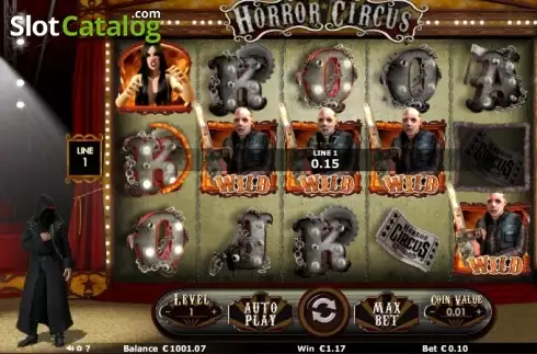 Οθόνη 3. Horror Circus Κουλοχέρης