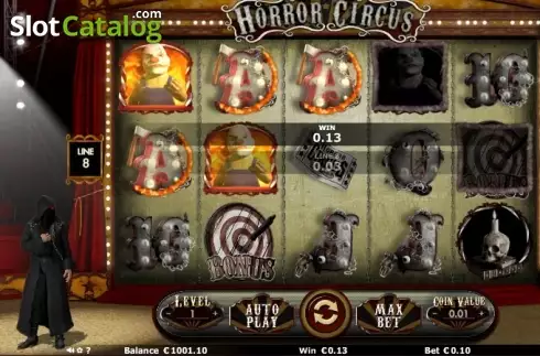 Οθόνη 2. Horror Circus Κουλοχέρης