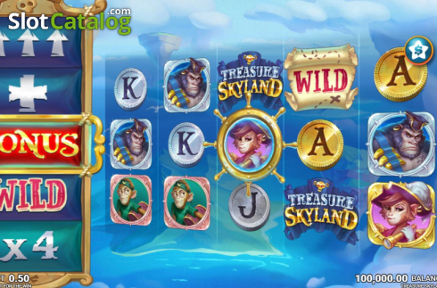 Οθόνη3. Treasure Skyland Κουλοχέρης 