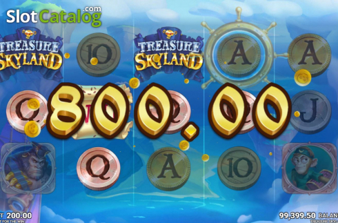 Οθόνη4. Treasure Skyland Κουλοχέρης 
