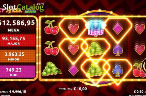 Οθόνη9. Juicy Joker Mega Moolah Κουλοχέρης 