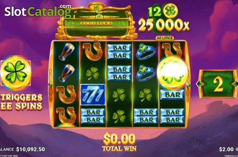 Οθόνη7. Emerald Gold (JustForTheWin) Κουλοχέρης