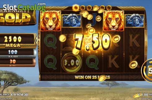 Οθόνη5. Serengeti Gold Κουλοχέρης 