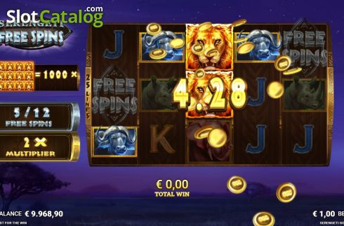 Οθόνη9. Serengeti Gold Κουλοχέρης 