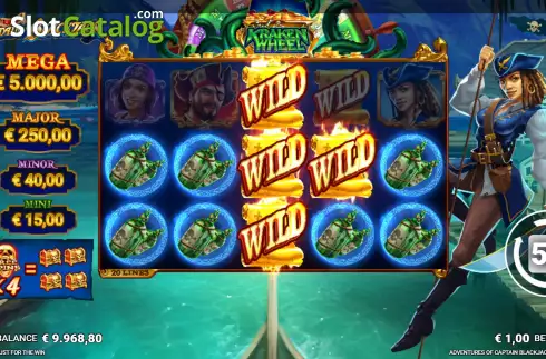 Οθόνη6. Adventures of Captain Blackjack Κουλοχέρης