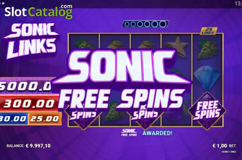 Οθόνη9. Sonic Links Κουλοχέρης 