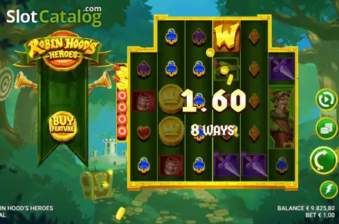 Οθόνη3. Robin Hood's Heroes Κουλοχέρης 