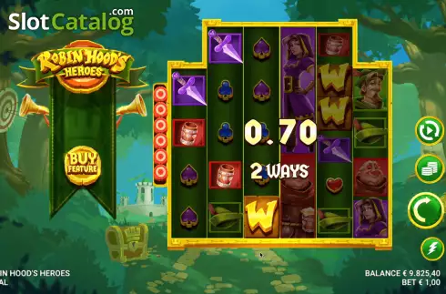Οθόνη4. Robin Hood's Heroes Κουλοχέρης 