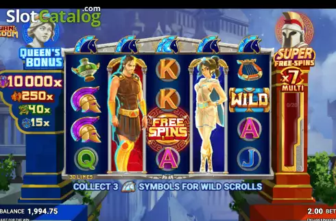 Οθόνη3. Trojan Kingdom Κουλοχέρης