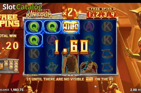 Οθόνη7. Trojan Kingdom Κουλοχέρης