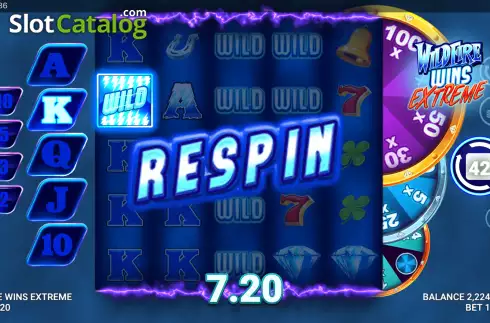Οθόνη4. Wildfire Wins Extreme Κουλοχέρης 