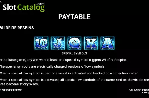 Οθόνη9. Wildfire Wins Extreme Κουλοχέρης 