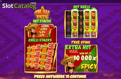 Οθόνη2. Chilli Pepe Hot Stacks Κουλοχέρης