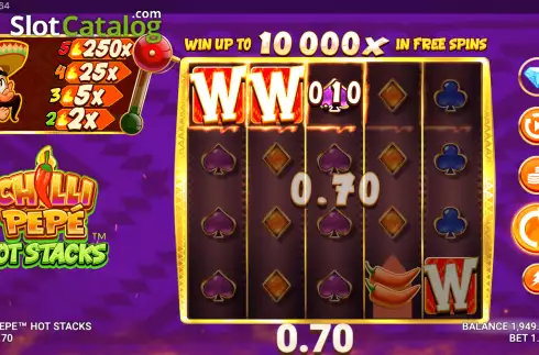 Οθόνη5. Chilli Pepe Hot Stacks Κουλοχέρης