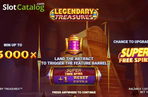 Οθόνη7. Legendary Treasures Κουλοχέρης