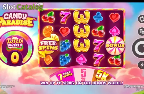 Οθόνη3. Candy Paradise Κουλοχέρης
