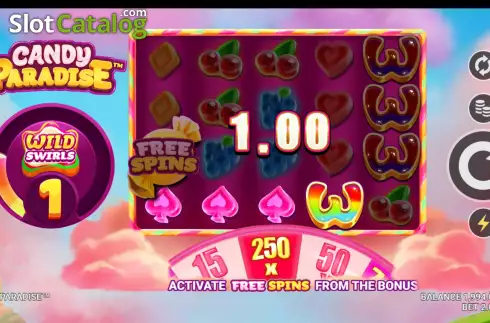 Οθόνη4. Candy Paradise Κουλοχέρης