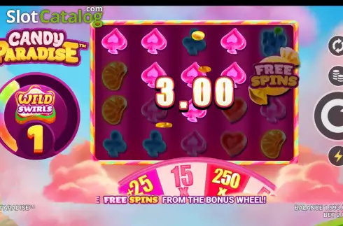 Οθόνη5. Candy Paradise Κουλοχέρης