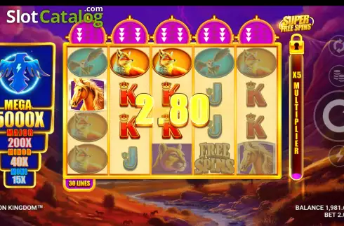 Οθόνη4. Stallion Kingdom Κουλοχέρης