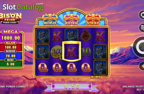 Οθόνη4. Bison Prime Power Combo Κουλοχέρης