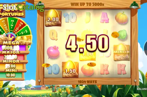 Οθόνη3. Foxy Fortunes Κουλοχέρης