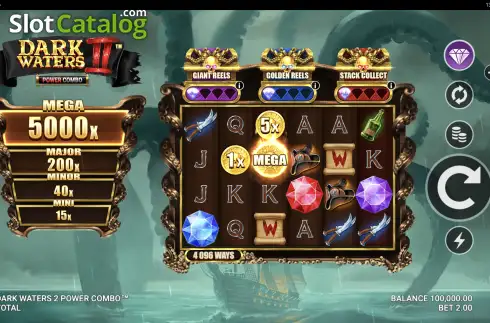 Οθόνη2. Dark Waters 2 Power Combo Κουλοχέρης