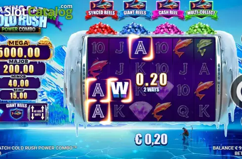 Οθόνη3. Amazing Catch Cold Rush Power Combo Κουλοχέρης